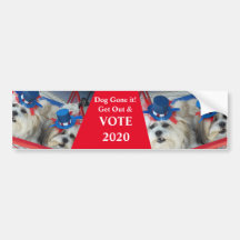 Bumper Sticker Chien L'A Fait ! VOTER