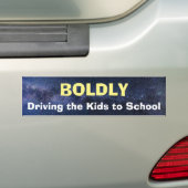 Bumper Sticker - Conduite audacieuse des enfants à (En voiture)