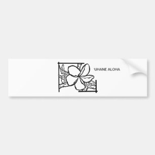 Bumper Sticker de la Plumeria d'Hawaï