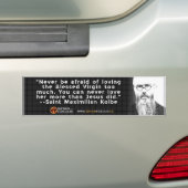 Bumper Sticker de St Kolbe "Love Mary" (En voiture)