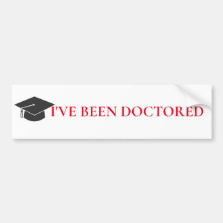 Bumper sticker Doctorat ou Doctorat