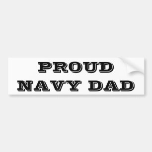 Bumper Sticker Fier Navy Papa