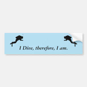 Bumper Sticker - Ik duik ...