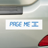 Bumper sticker Israel (En voiture)