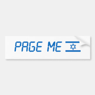 Bumper sticker Israel