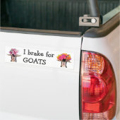 Bumper Sticker - Je freine pour les boucs (Sur camion)