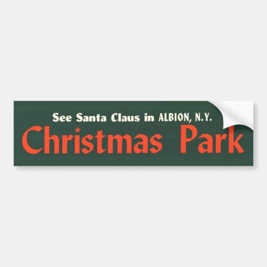 bumper-sticker—kerstpark bumpersticker (Voorkant)