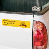 Bumper Sticker - Les Apiaristes le font pour la Ru (Sur camion)