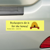 Bumper Sticker - Les apiculteurs le font pour le m (En voiture)