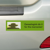 Bumper Sticker - Les généalogistes le font pour .. (En voiture)