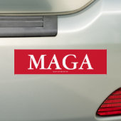 Bumper Sticker MAGA (En voiture)