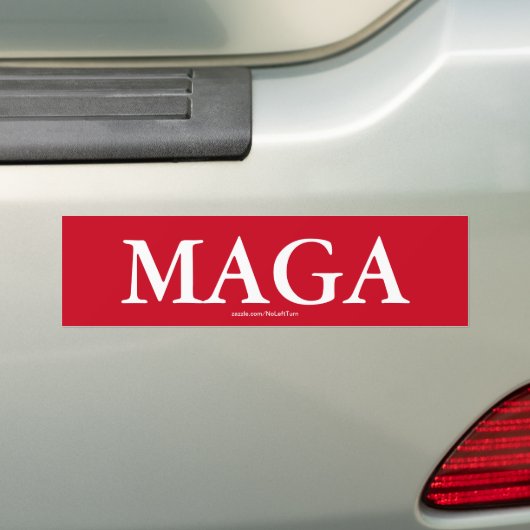 Bumper Sticker MAGA (En voiture)