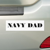 Bumper Sticker Navy Papa (En voiture)