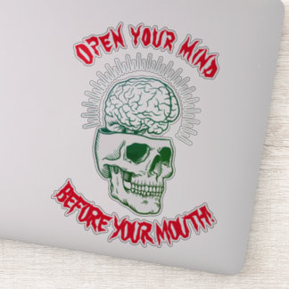 Bumper sticker Ouvrez votre esprit