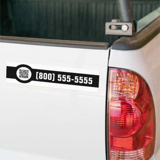 Bumper Sticker personnalisable de code QR (Sur camion)