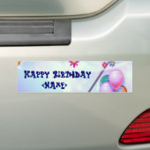 Bumper Sticker pour anniversaire heureux (En voiture)