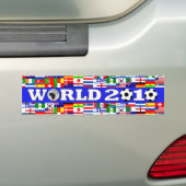 Bumper Sticker pour la Coupe du Monde (En voiture)