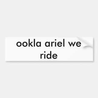 Bumper Sticker Sjabloon