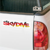 BUMPER STICKER SKYDIVE ALLEMAGNE (Sur camion)
