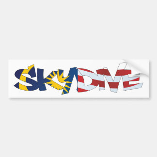 BUMPER STICKER SKYDIVE MALAISIE