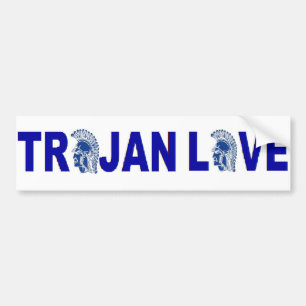 Bumper Sticker Trojan Love