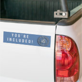 Bumper Sticker - Vous êtes inclus (Sur camion)