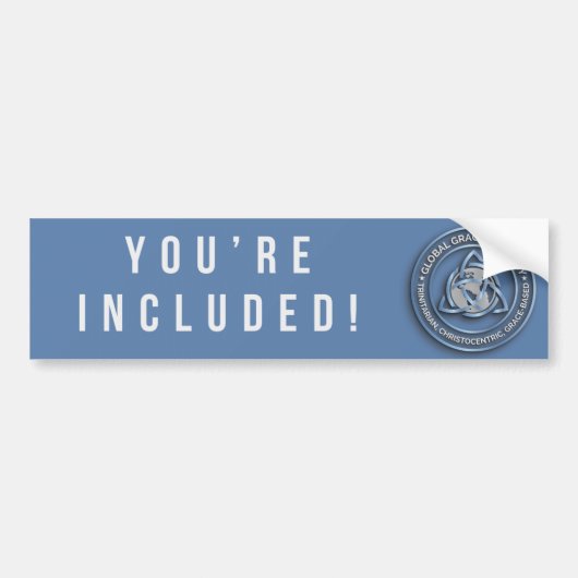 Bumper Sticker - Vous êtes inclus (Devant)