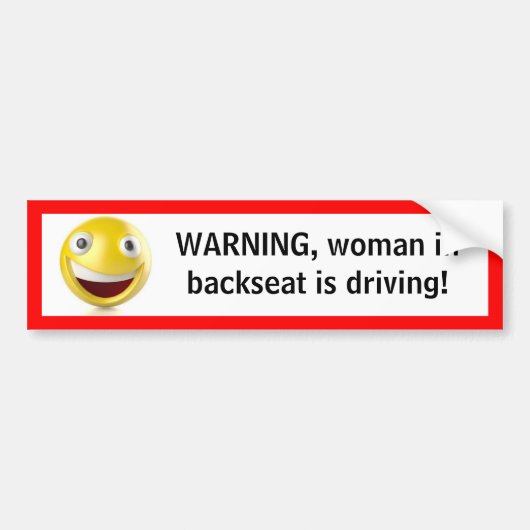 bumper voor rugleuning bumpersticker (Voorkant)