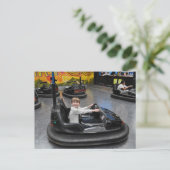 Bumperauto Briefkaart (Staand voorkant)