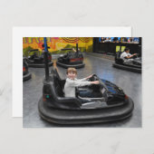 Bumperauto Briefkaart (Voorkant / Achterkant)