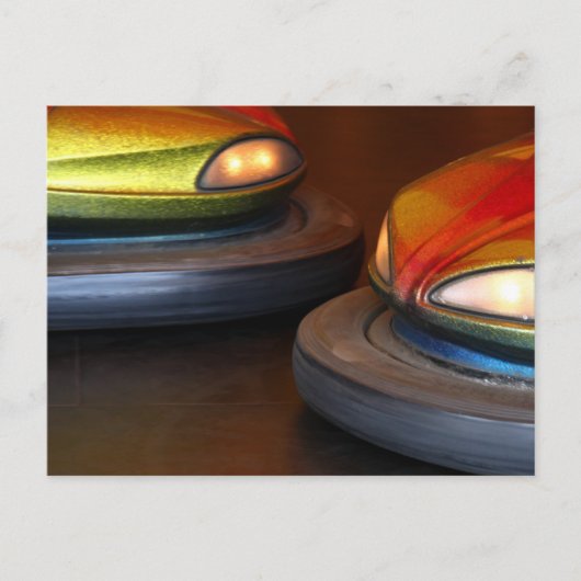 Bumperauto's Briefkaart (Voorkant)