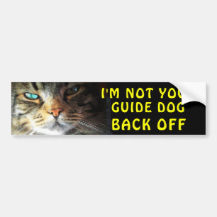 Bumperkat is niet uw Guide Dog Bumpersticker