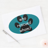 bumperklever, die wie redde ovale sticker (Envelop)