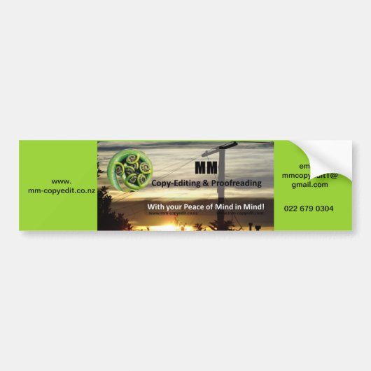 Bumpersticker (Voorkant)