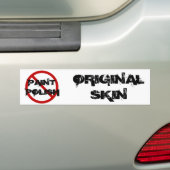 Bumpersticker (Op auto)