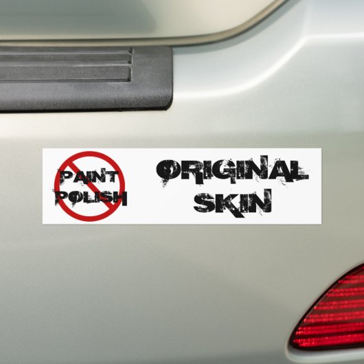 Bumpersticker (Op auto)