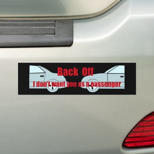 Bumpersticker (Op auto)