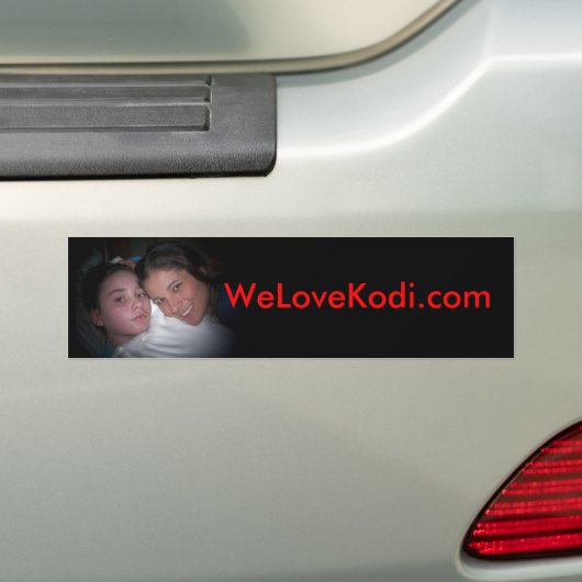 Bumpersticker (Op auto)