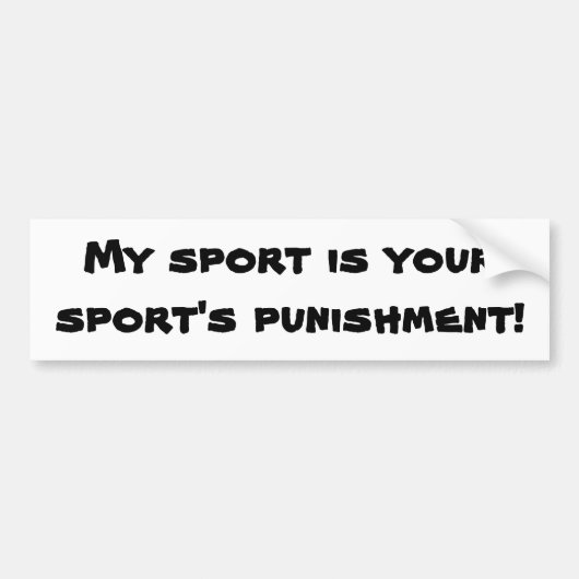 Bumpersticker (Voorkant)