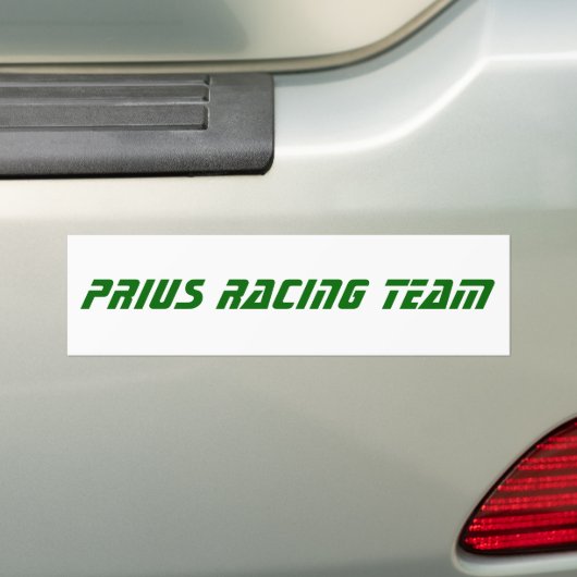 Bumpersticker (Op auto)