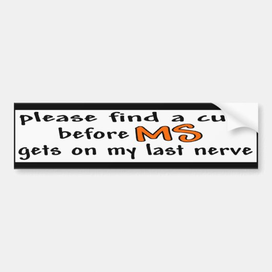 Bumpersticker (Voorkant)