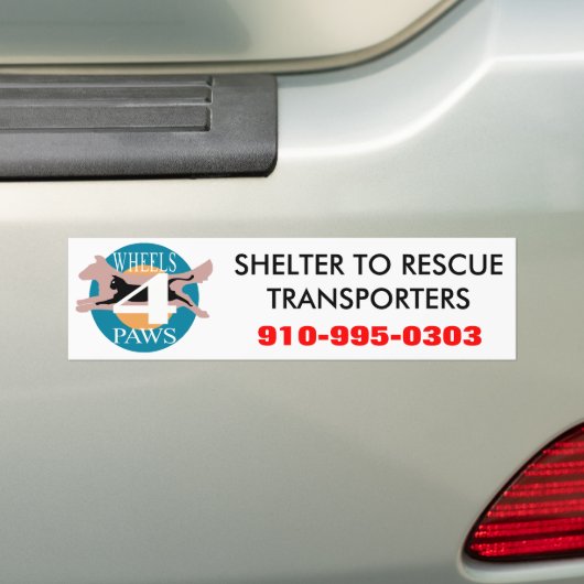 Bumpersticker (Op auto)