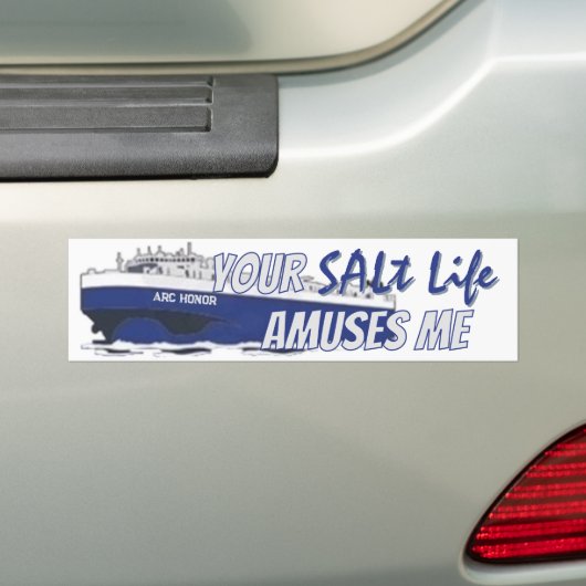 Bumpersticker (Op auto)