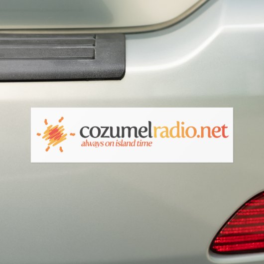 Bumpersticker (Op auto)