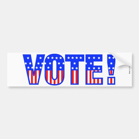 Bumpersticker (Voorkant)