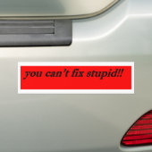 BUMPERSTICKER (Op auto)
