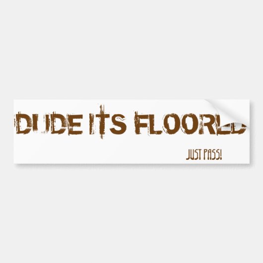 Bumpersticker (Voorkant)
