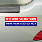 Bumpersticker (Op auto)
