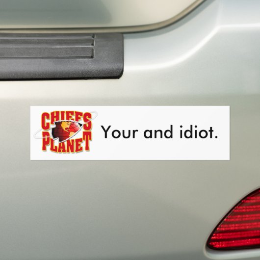 Bumpersticker (Op auto)
