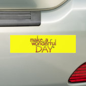 Bumpersticker (Op auto)